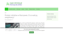 Desktop Screenshot of nasze-rolnictwo.pl